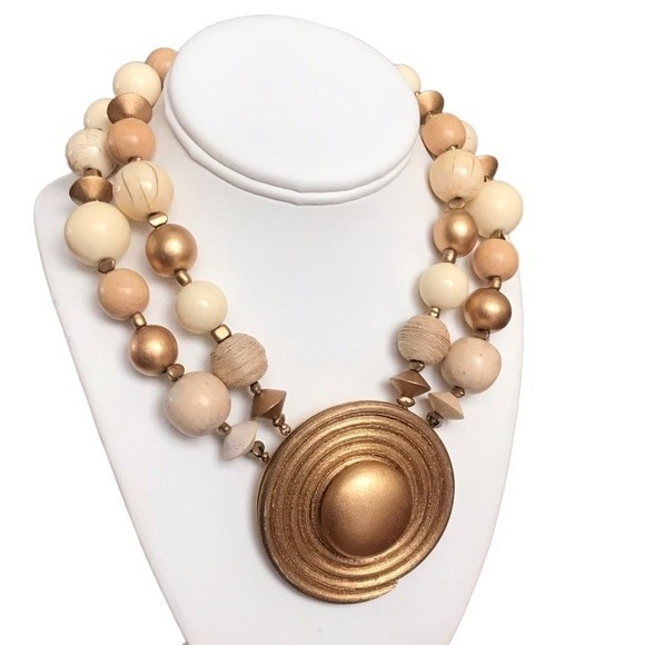 Vintage Ellen Designs Runway Statement Necklace - New Old Stock - Picture 2 of 9